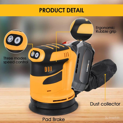 Brushless Cordless Orbital Electric Sander