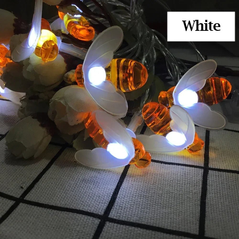Solar Honey Bee String Lights – Outdoor Garden Lights
