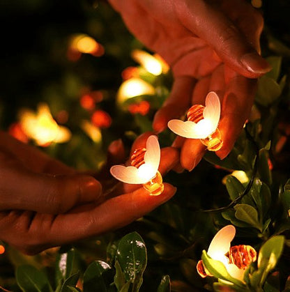 Solar Honey Bee String Lights – Outdoor Garden Lights