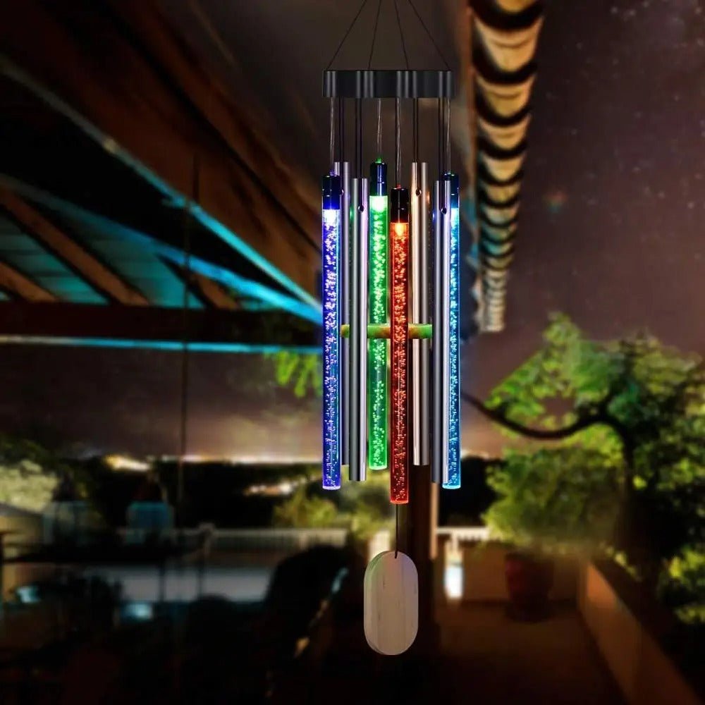 Solar LED Wind Chimes – Outdoor Garden Decor