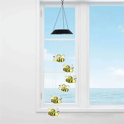 Solar Wind Chime Lights – LED Outdoor Hanging Decor