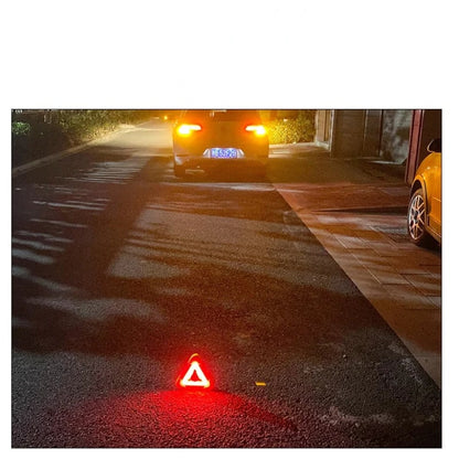 3-in-1 Solar Emergency Triangle – Roadside Warning Light
