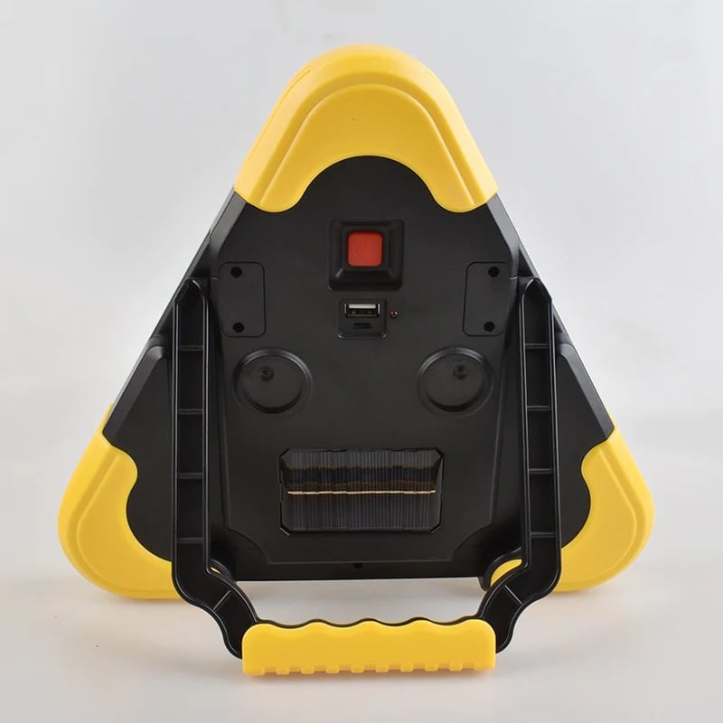 3-in-1 Solar Emergency Triangle – Roadside Warning Light