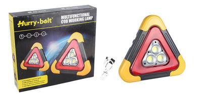 3-in-1 Solar Emergency Triangle – Roadside Warning Light