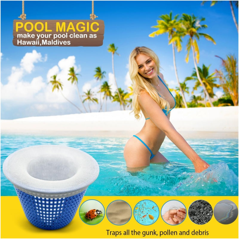 Pool skimmer socks for swimming pool basket – dirt filter nylon