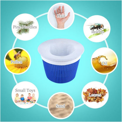 Pool skimmer socks for swimming pool basket – dirt filter nylon