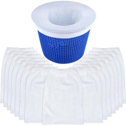 Pool skimmer socks for swimming pool basket – dirt filter nylon