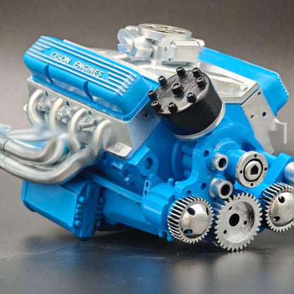 Working Metal V8 OHV Engine Model Kit with CDI Ignition