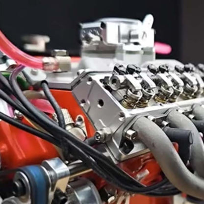 Working Metal V8 OHV Engine Model Kit with CDI Ignition