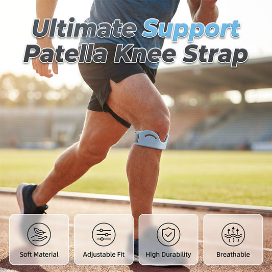 Breathable Patella Support Brace with Shock-Absorbing Pad