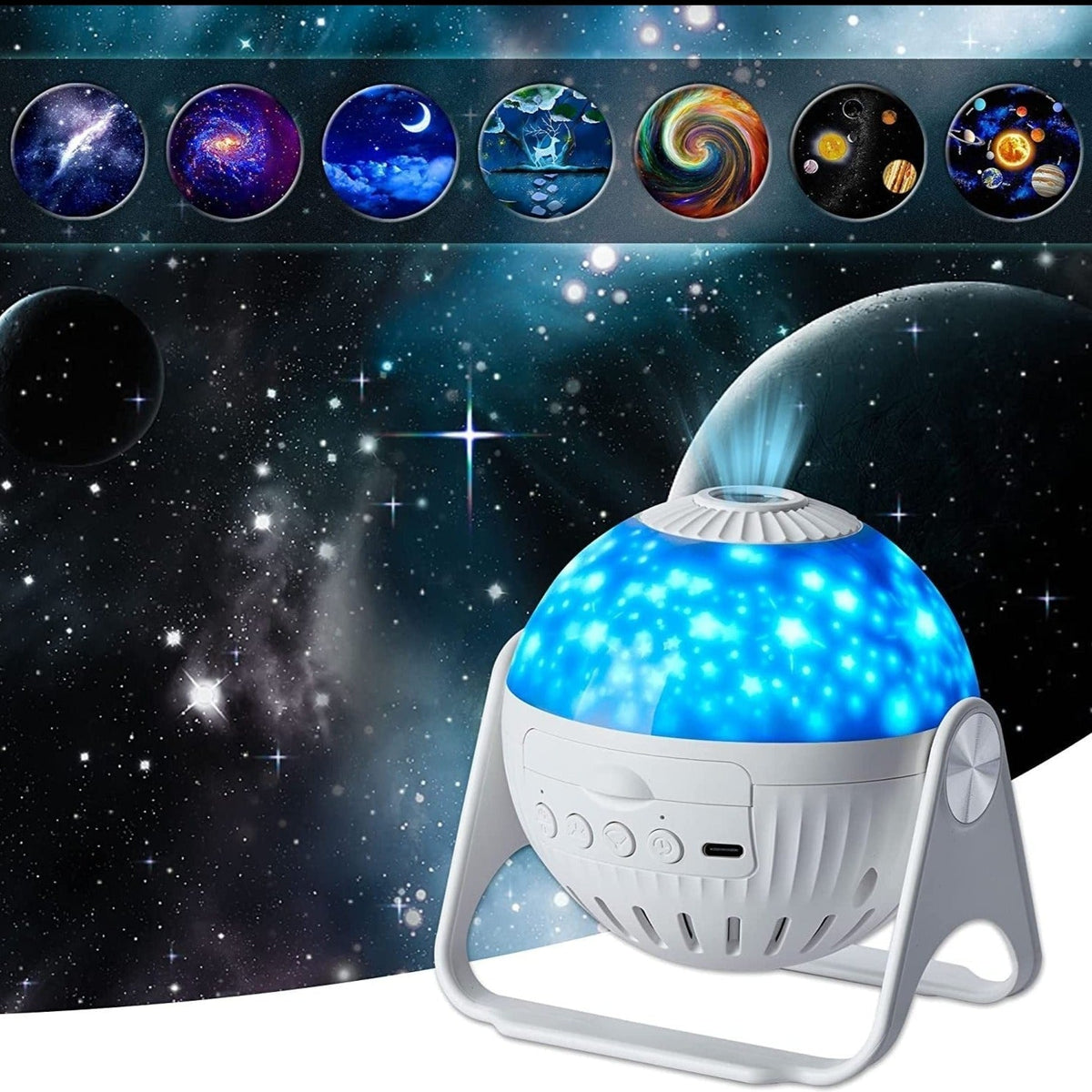 Galaxy Night Light Projector – image 1