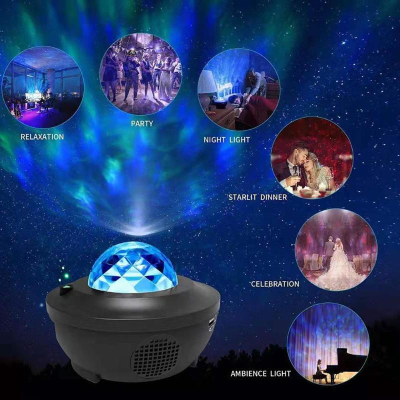 Star Galaxy Projector with Bluetooth Speaker