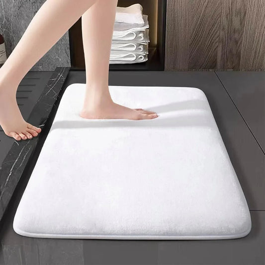 Super Absorbent Non-Slip Coral Velvet Bath & Floor Mat