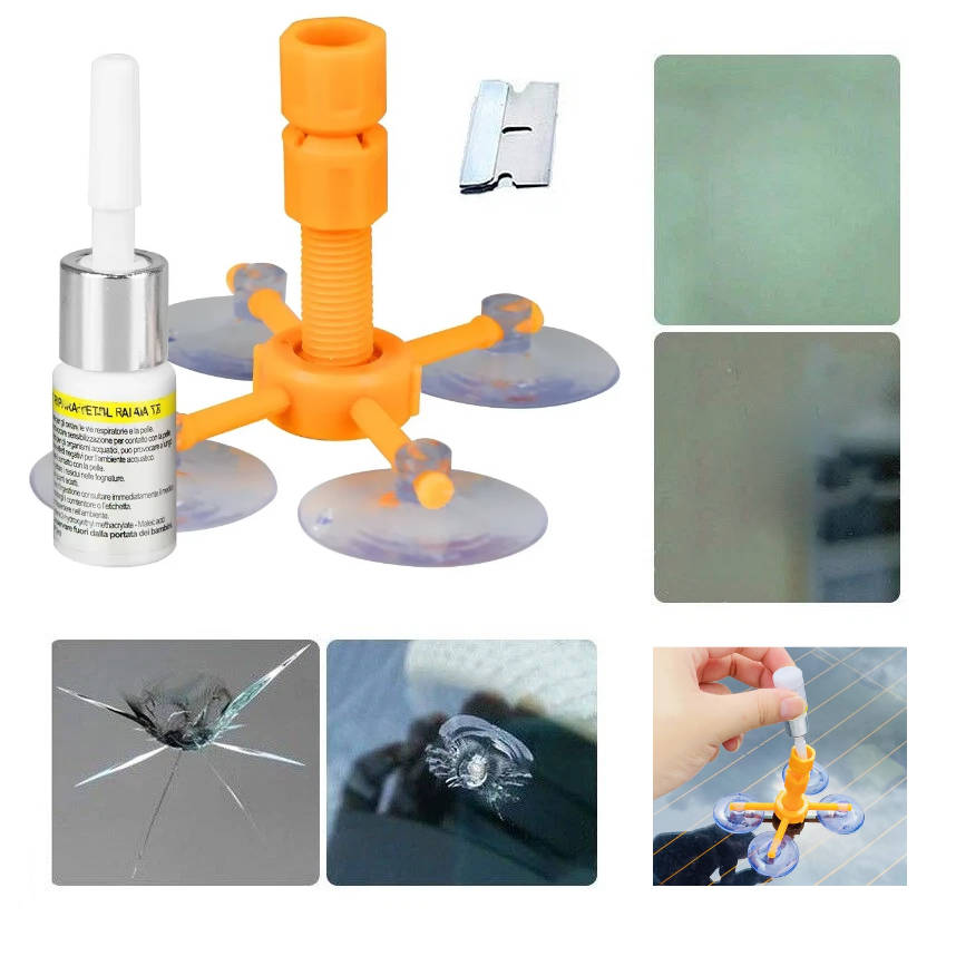 Windshield Glass Crack Repair Kit