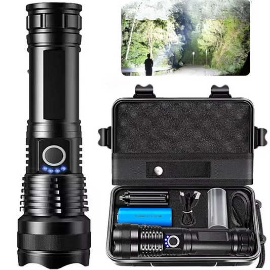 High Lumen Rechargeable LED Flashlight