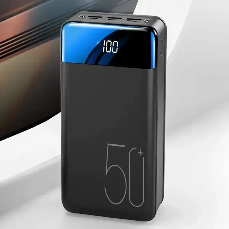 50K mAh Ultra Capacity Mobile Power Bank for Versatile Use