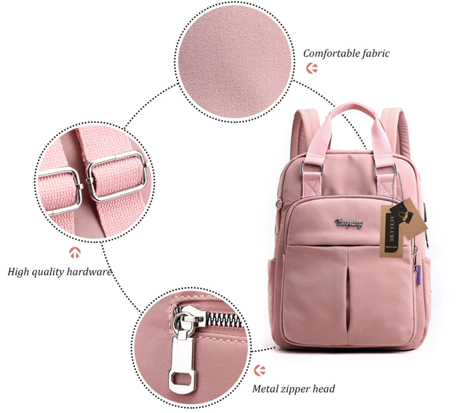 Anti-Theft Travel Backpack with USB Charging Port – image 11