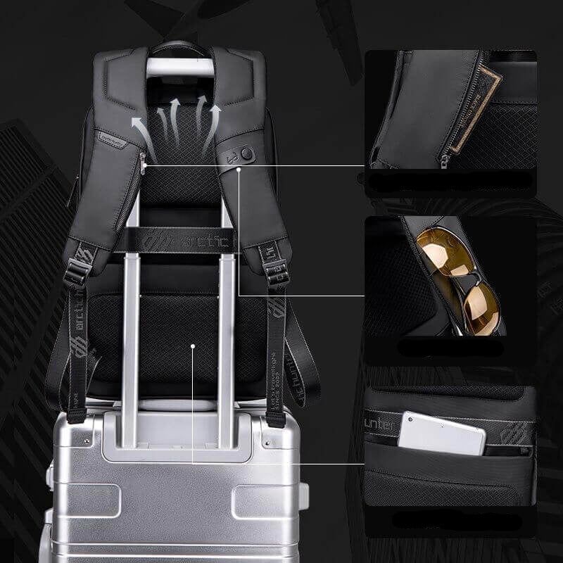 Water-Resistant Multi-Compartment Travel Backpack – image 5