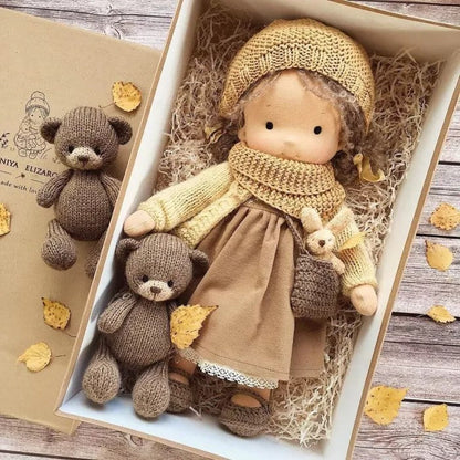Handmade Waldorf Doll – Organic Soft Educational Toy