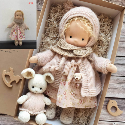 Handmade Waldorf Doll – Organic Soft Educational Toy