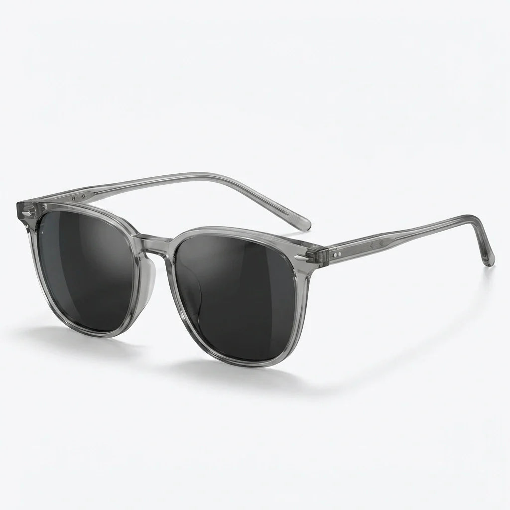 Tortoiseshell Frame Sunglasses with Mirrored Lenses
