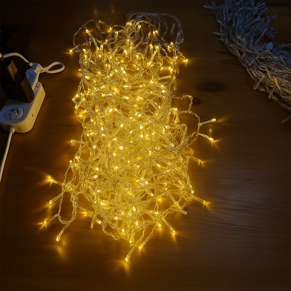 LED Icicle String Lights Indoor Outdoor Decor