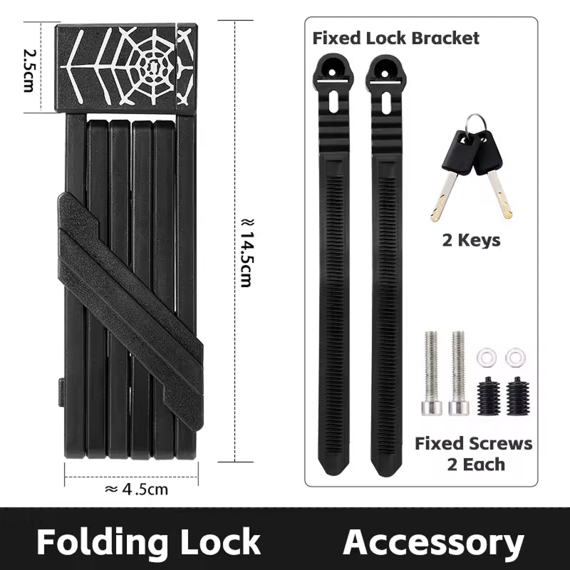 ViseLocki Professional Folding Bike Lock ART Certified