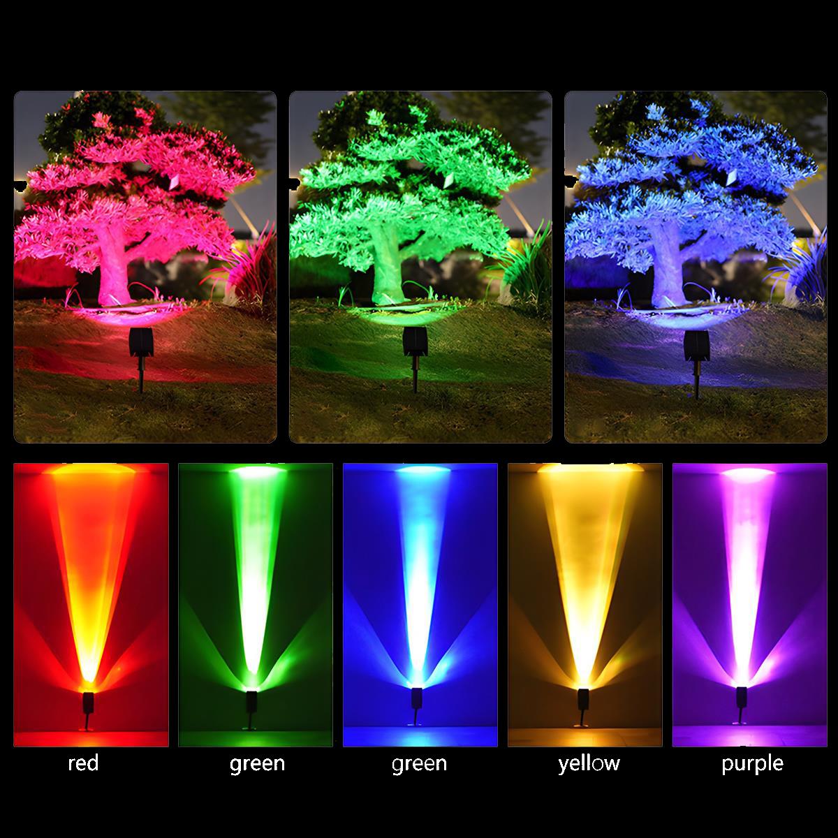 Solar LED Spot Light Adjustable Outdoor Garden Lamp