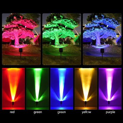 Solar LED Spot Light Adjustable Outdoor Garden Lamp