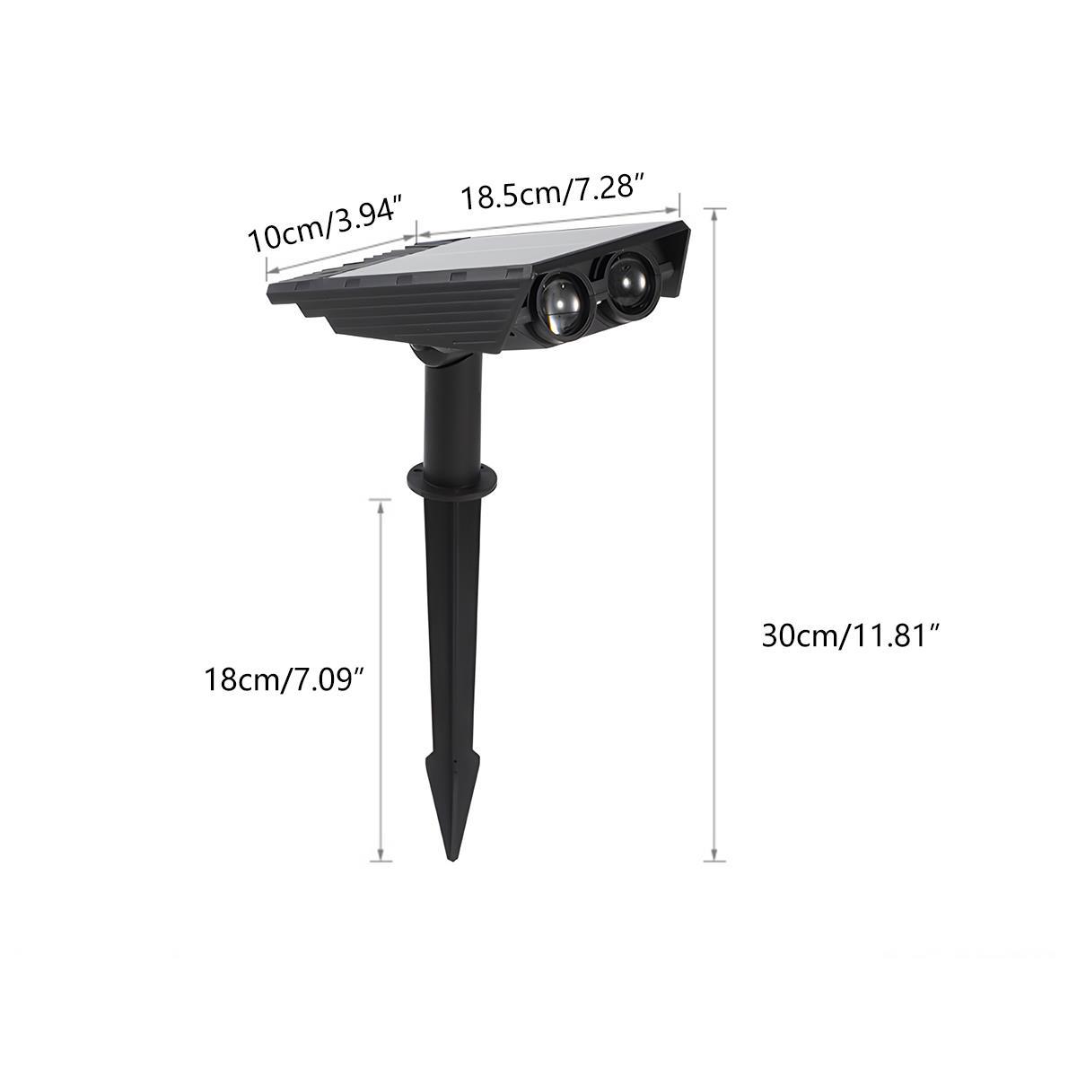 Solar LED Spot Light Adjustable Outdoor Garden Lamp