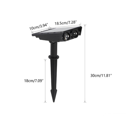 Solar LED Spot Light Adjustable Outdoor Garden Lamp