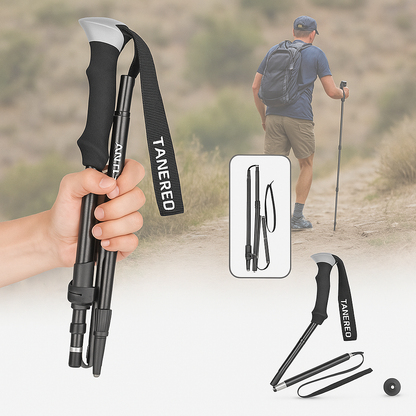 Foldable Lightweight Aluminum Hiking Poles – Trekking Sticks