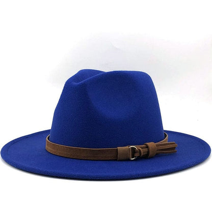 Fedora Hat with Leather Band Classic Style