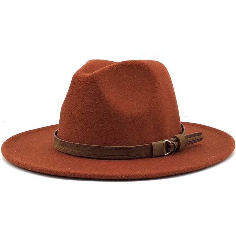 Fedora Hat with Leather Band Classic Style