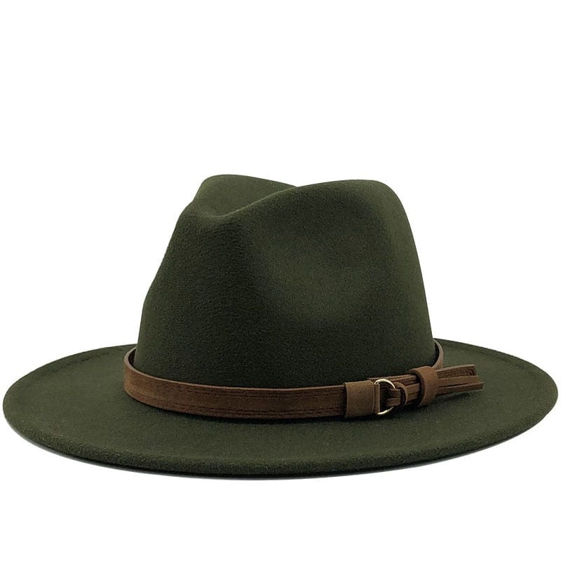 Fedora Hat with Leather Band Classic Style