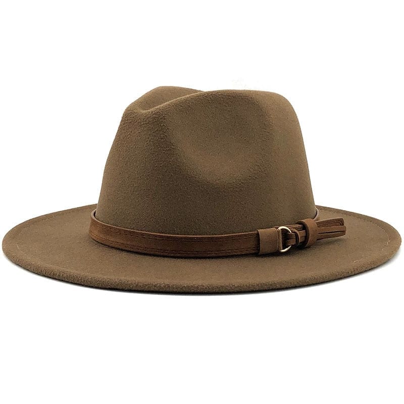 Fedora Hat with Leather Band Classic Style