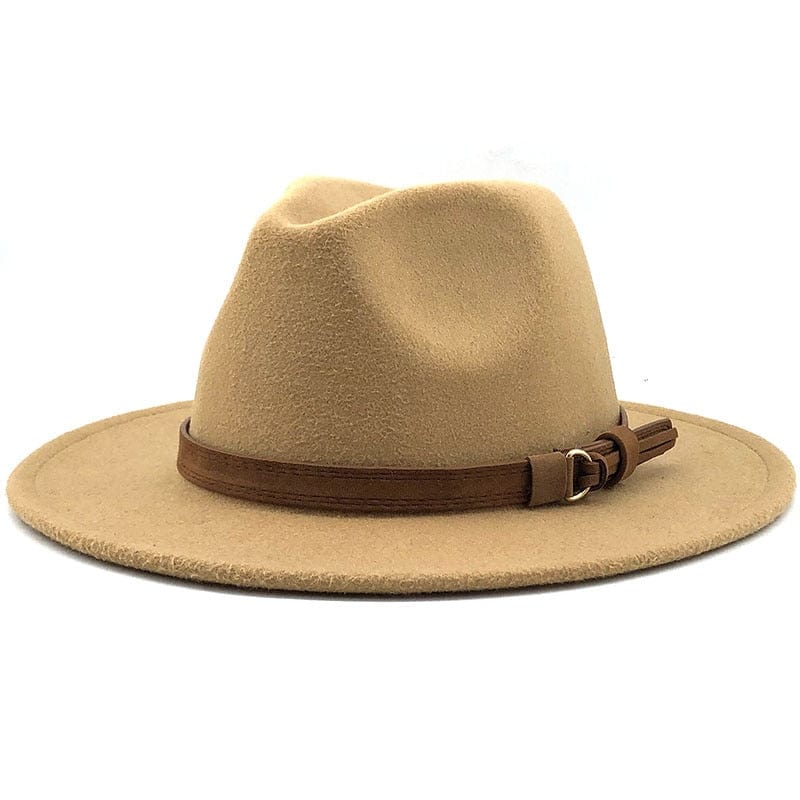 Fedora Hat with Leather Band Classic Style
