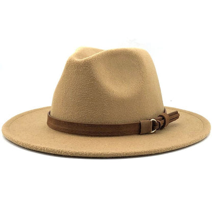 Fedora Hat with Leather Band Classic Style