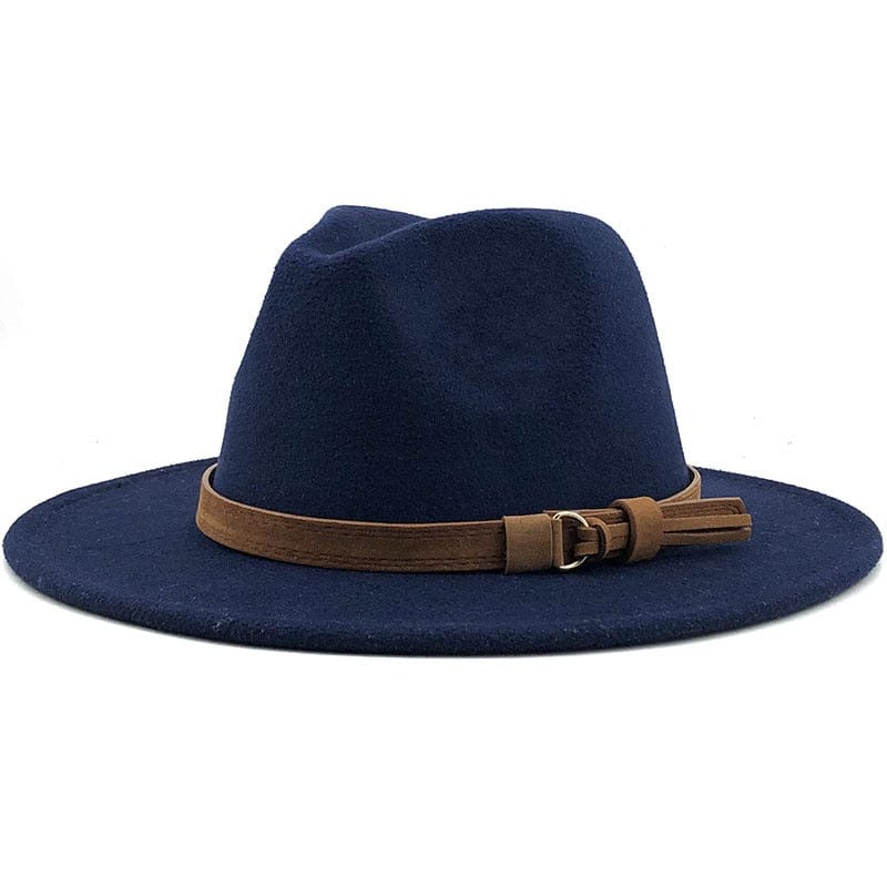 Fedora Hat with Leather Band Classic Style