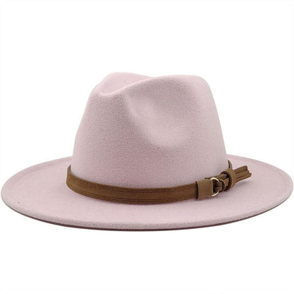 Fedora Hat with Leather Band Classic Style