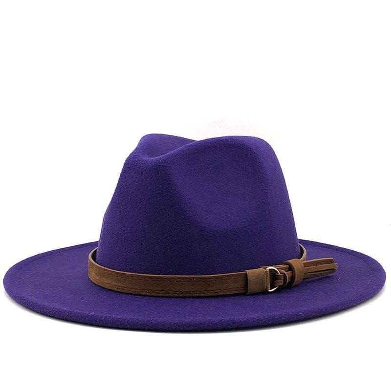 Fedora Hat with Leather Band Classic Style