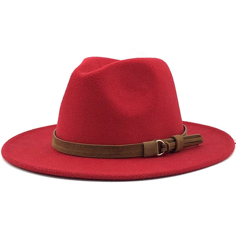 Fedora Hat with Leather Band Classic Style