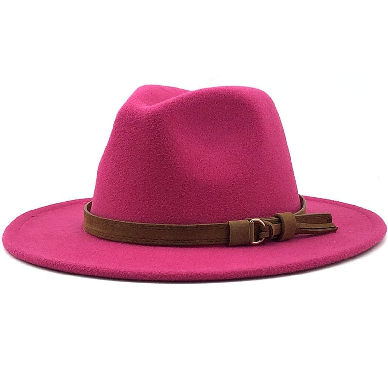 Fedora Hat with Leather Band Classic Style