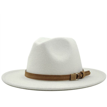 Fedora Hat with Leather Band Classic Style