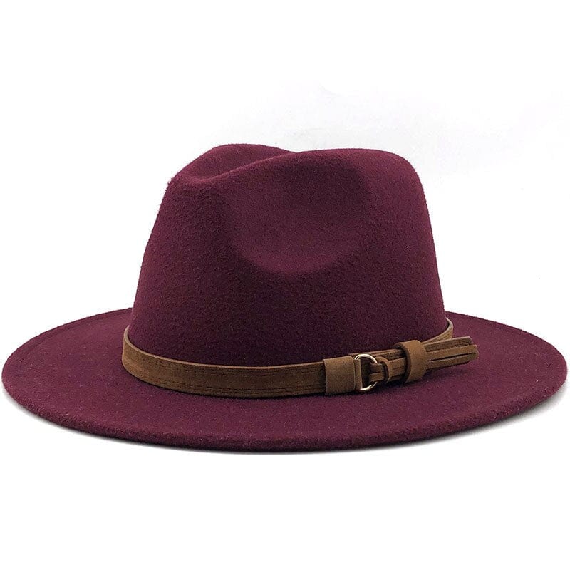 Fedora Hat with Leather Band Classic Style