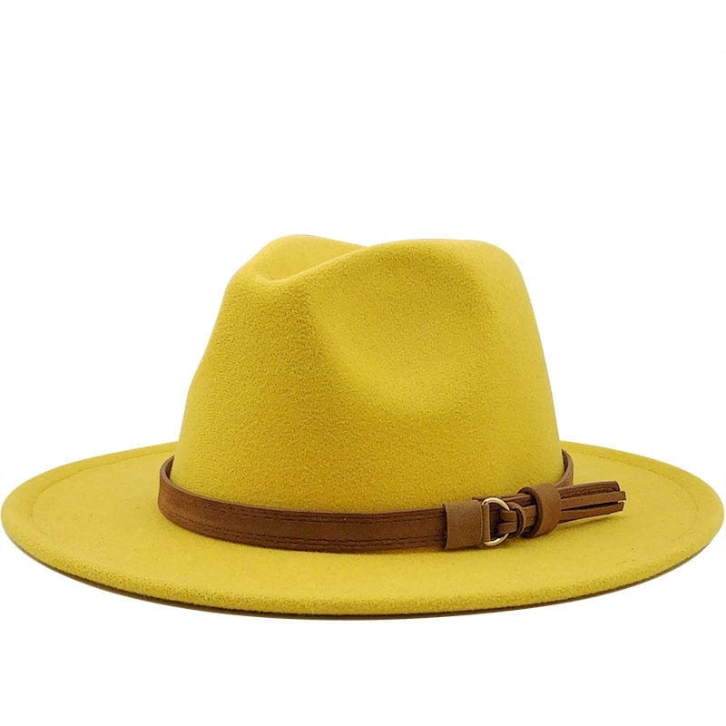 Fedora Hat with Leather Band Classic Style