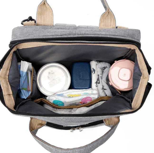 Baby Changing Backpack with Fold-Out Travel Bed & Insulated Pockets