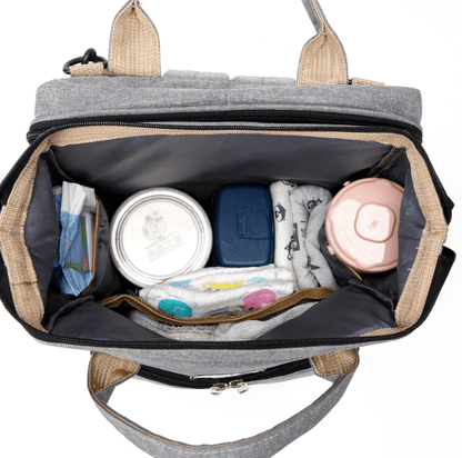 Baby Changing Backpack with Fold-Out Travel Bed & Insulated Pockets