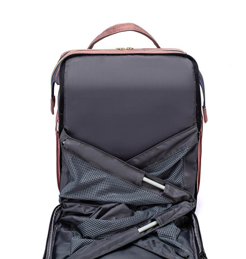 Baby Changing Backpack with Fold-Out Travel Bed & Insulated Pockets