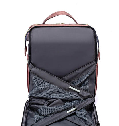 Baby Changing Backpack with Fold-Out Travel Bed & Insulated Pockets